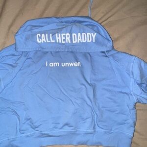 Call Her Daddy Blue Hoodie